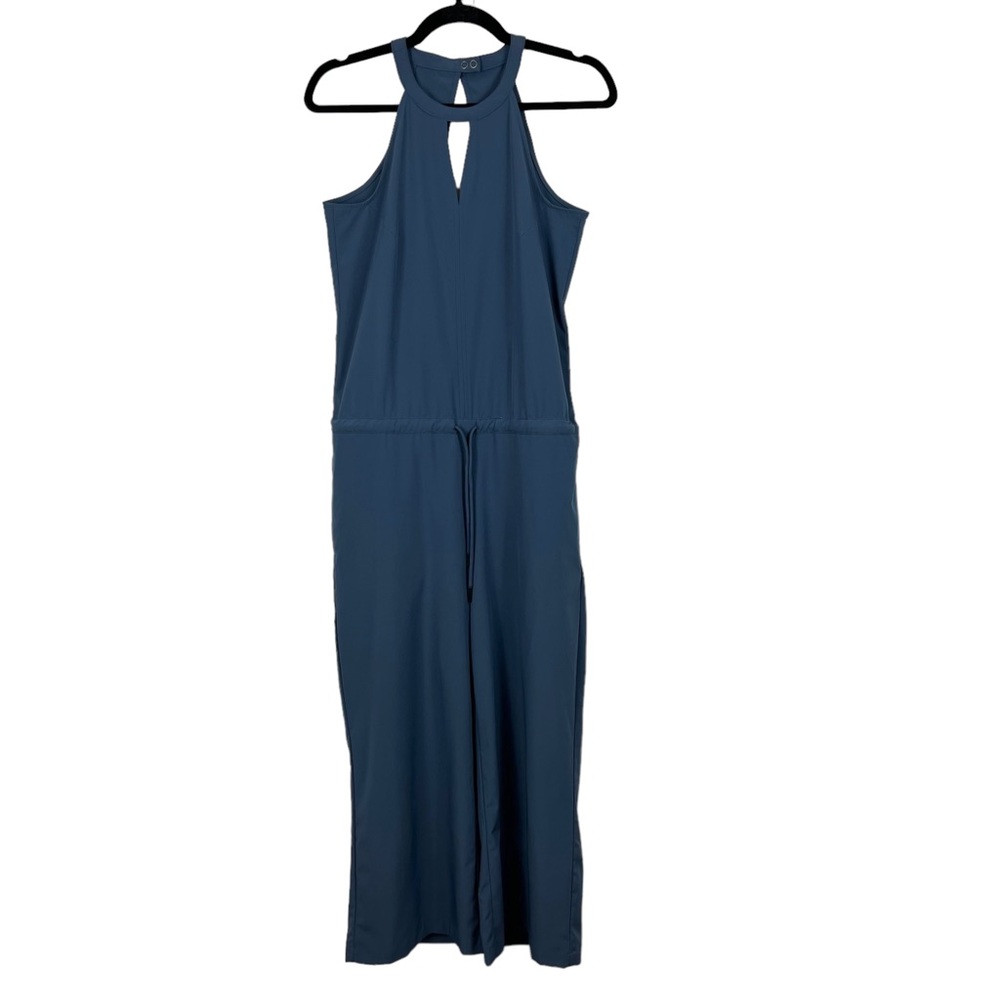 Freedom Trail by Kyodan Halter Jumpsuit Size XS Blue Wide Leg